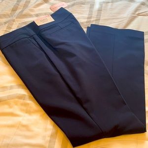 Ann Taylor navy blue 6P curvy Trousers